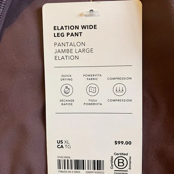 Athleta Wide Leg Yoga Pants - Picture 4 of 11